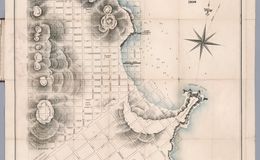 E50 - 1850 Map San Francisco  with Apollo Store Ship