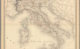 E98 - Pl. 9. Nouvelle Carte Illustree de l'Italie