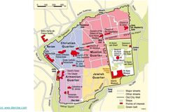 E126 Martin Van Brauman - Jerusalem map