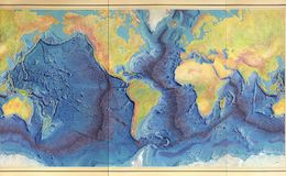 Map of the Ocean Floor 1977