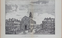 E262 - Antique Views of Ye Towne of Boston - 1882 - i3613 - 3614