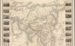 E98 - Pl. 12. Nouvelle Carte Illustree de l'Asie