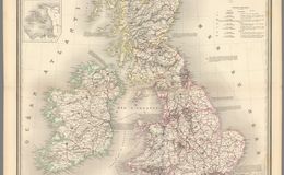 E98 - Pl. 5. Nouvelle Carte Illustree des Isles Britanniques