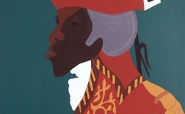 <p>E264 - General Toussaint L’Ouverture, Jacob Lawrence, 1986 - from Yamilee Bermingham</p>