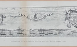 E262 - Antique Views of Ye Towne of Boston - 1882 - i3704 - 3705 - 3706