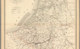 E98 - Pl. 4. Nouvelle Carte Illustrée des Royaumes de Hollande et the Belgique