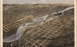 E66 - Minneapolis and Saint Anthony Minnesota - Albert Ruger - 1867