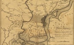 E195 - A plan of the city and environs of Philadelphia - 1777