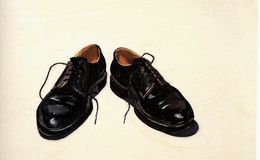 E264 - Black Shoes, Wayne Thiebaud, 1963 - from Louisa Ritter
