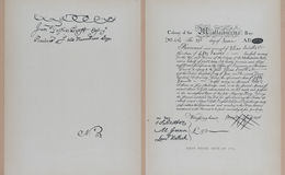 E262 - Antique Views of Ye Towne of Boston - 1882 - i3655 - 3656
