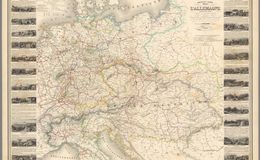 E98 - Pl. 7. Nouvelle Carte Illustree de l'Allemagne