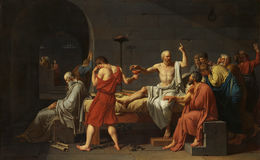 E264 - The Death of Socrates, Jacques Louis-David, 1787 - from Lori Ogden Moore