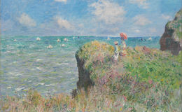 E264 - Cliff Walk at Pourville, Claude Monet, 1882 - from Jill Parker