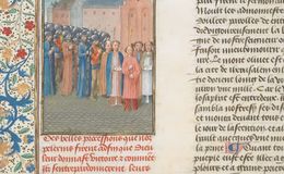 Pilgrims at Mount of Olives 1480