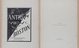 E262 - Antique Views of Ye Towne of Boston - 1882 - i3553 - 3554