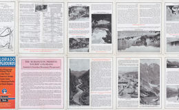 The Burlington Presents Tourist Colorado 1922 Back