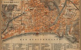 Nice 1914 by Karl Baedeker from Southern France Including Corsica Handbook for Travellers 