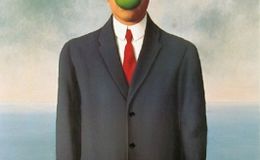 E264 - The Son of Man, Rene Magritte, 1964 - from Tom Paper