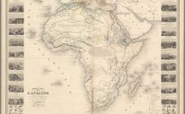 E98 - Pl. 13. Nouvelle Carte Illustree de l'Afrique