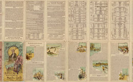 E205 - Northern Railroad Map backside - 1898 - M5854