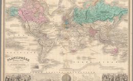 E98 - Pl. 1. Planisphere : Elementaire et Illustre