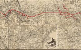 E205 - Northern Railroad Map - 1898 - M5853